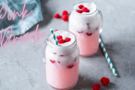 Pink, cremig, erfrischend - der Pink Drink!